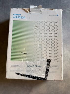 Airmega Max2 400/400S Replacement Filter - White/Green